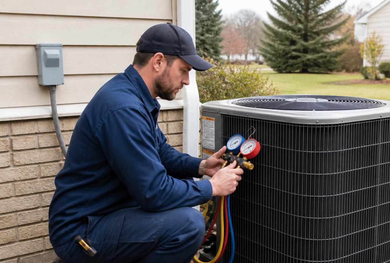 Heating system maintenance equipment